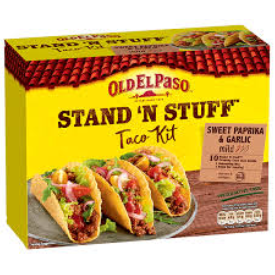 OLD EL PASO STAND N STUFF TACO KIT 312G